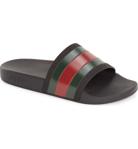 mens gucci rubber slides|Gucci slides men Nordstrom.